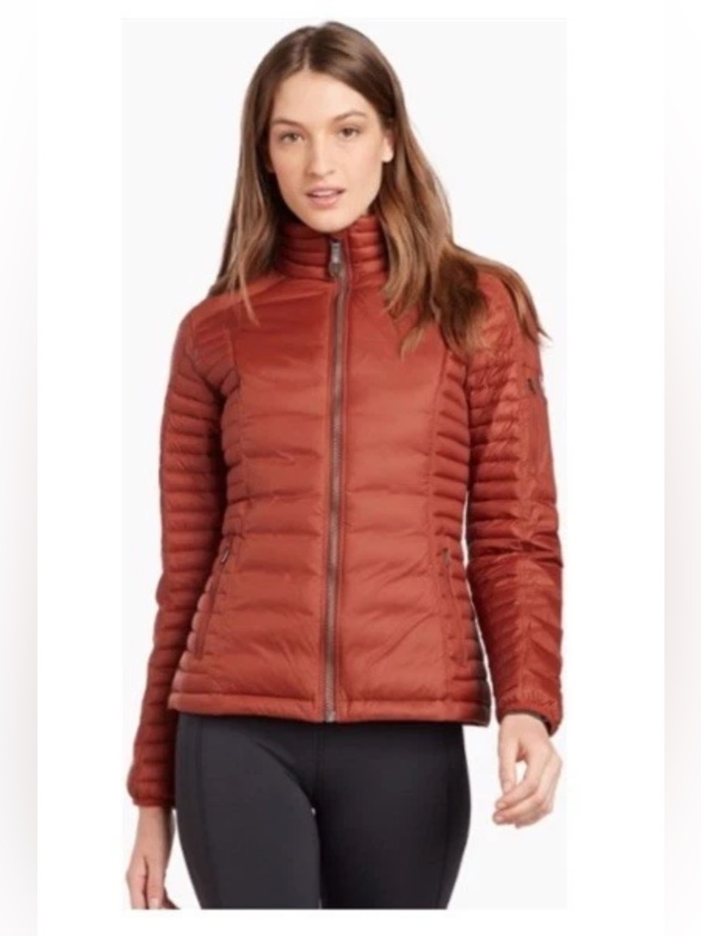 Kuhl Women's Spyfire down jacket in Cinnamon